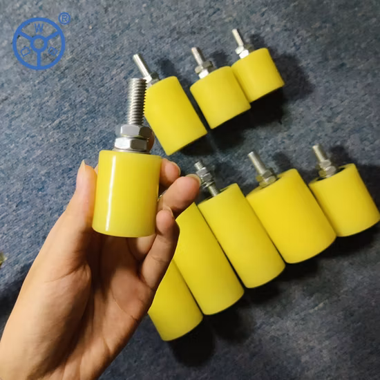 Stahlrollen-Nylon-Sektionaltor-Rollenräder im europäischen Stil für Industrietore