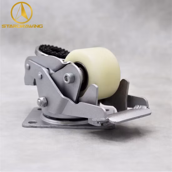 Kunststoff-Verstellfüße, Nylon-Fußfüße, Maschinen-Nivellierfüße, feste Lenkrolle